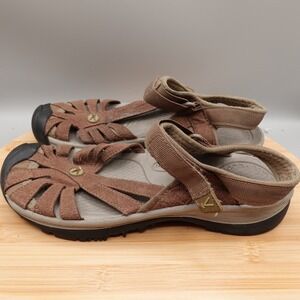 Keen Rose Sandals Woman's Size 6 Brown Closed Toe Hiking Sport Outdoors